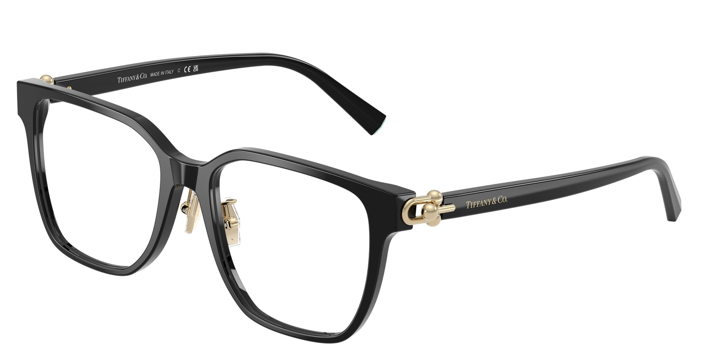 Tiffany TF2274D Square Eyeglasses  8361-Black 53-140-17 - Color Map Black