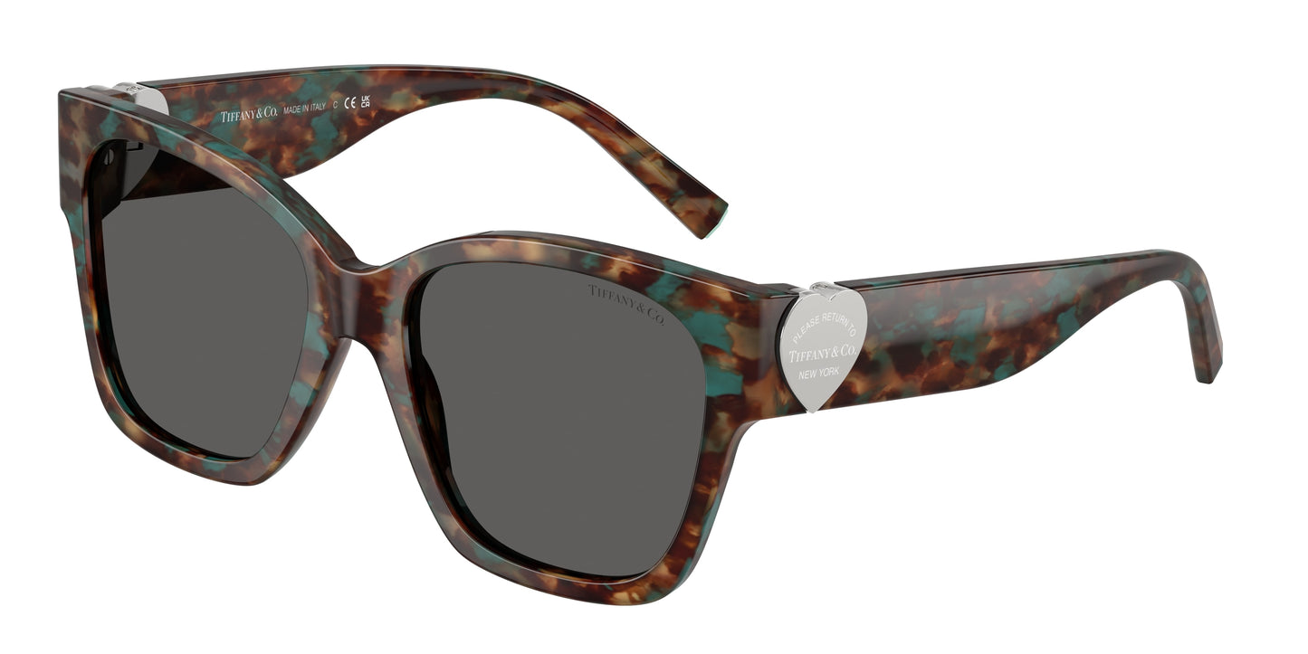 Tiffany TF4216 Square Sunglasses 8442S4-Brown Tiffany Havana 54-135-18 - Color Map Tortoise