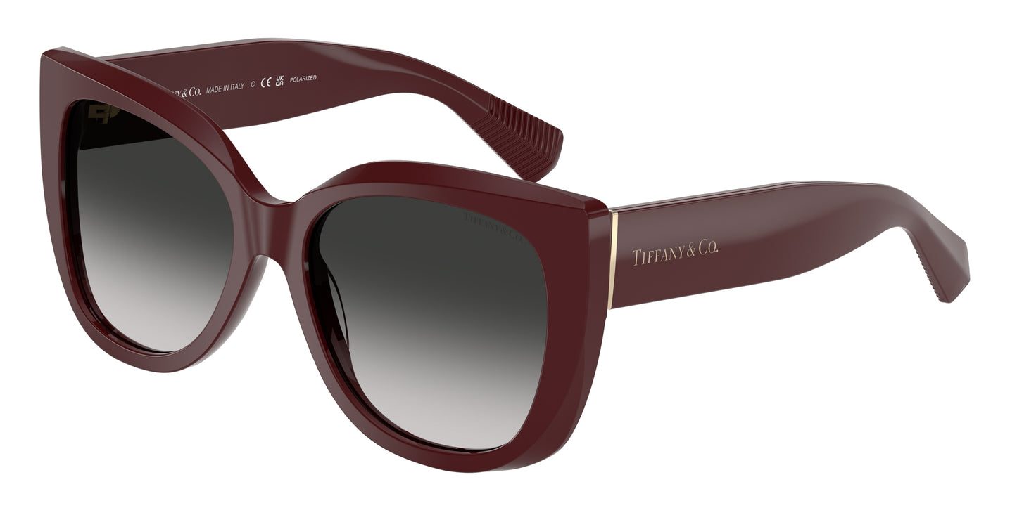 Tiffany TF4229F Square Sunglasses 83893C-Burgundy 55-140-17 - Color Map Violet