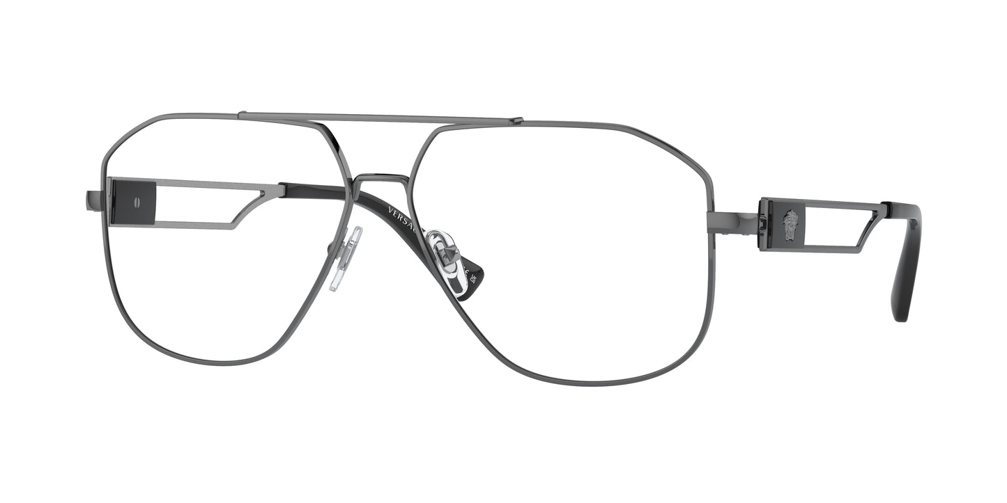 Versace VE1287 Pilot Eyeglasses 1001-Grey 59-145-13 - Color Map Grey