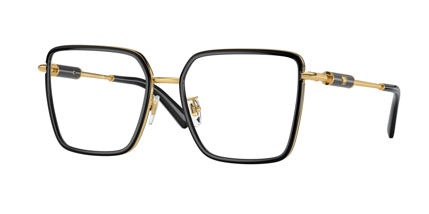 Versace VE1294D Butterfly Eyeglasses 1511-Black 55-140-17 - Color Map Black