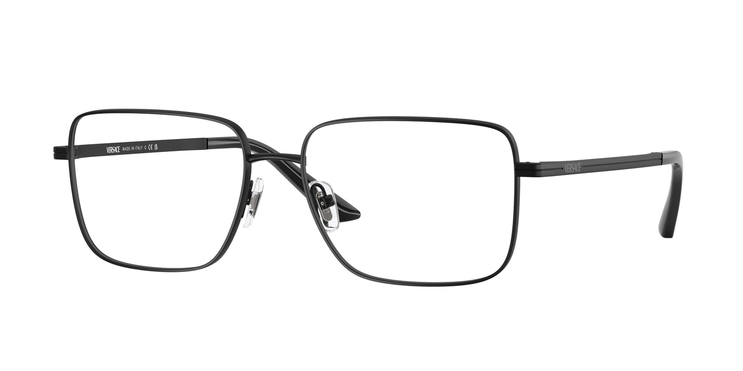 Versace VE1311 Pillow Eyeglasses 1261-Matte Black 57-150-16 - Color Map Black
