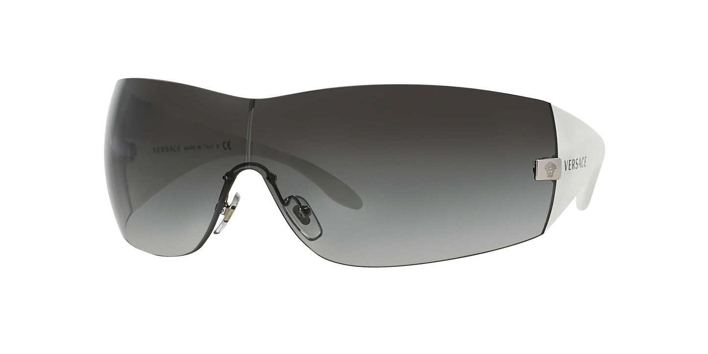 Versace VE2054 Square Sunglasses 10008G-Silver 41-115-141 - Color Map Silver