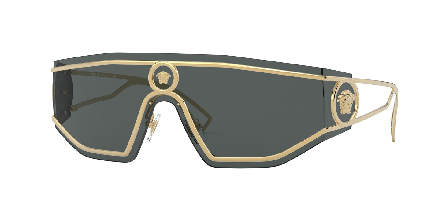 Versace VE2226 Irregular Sunglasses 100287-Gold 45-115-145 - Color Map Gold