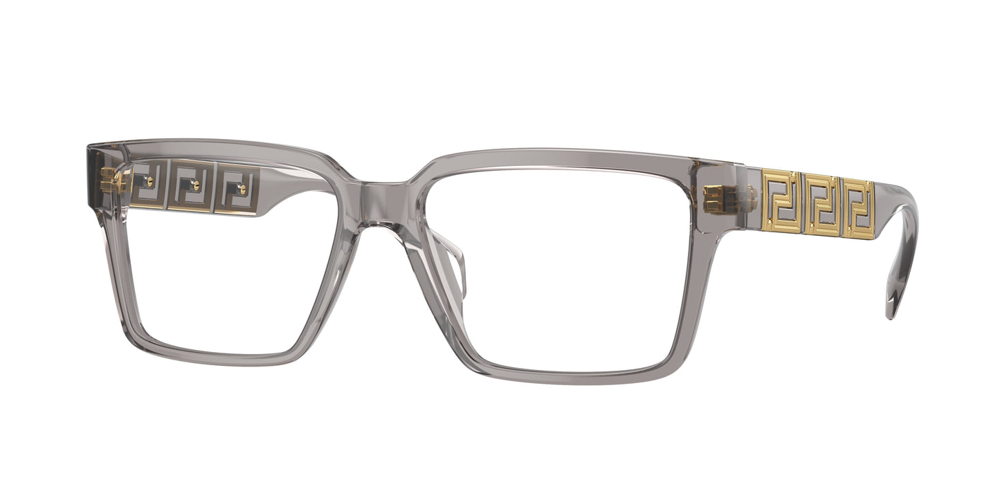 Versace VE3339U Rectangle Eyeglasses 5406-Opal Grey 55-140-16 - Color Map Grey