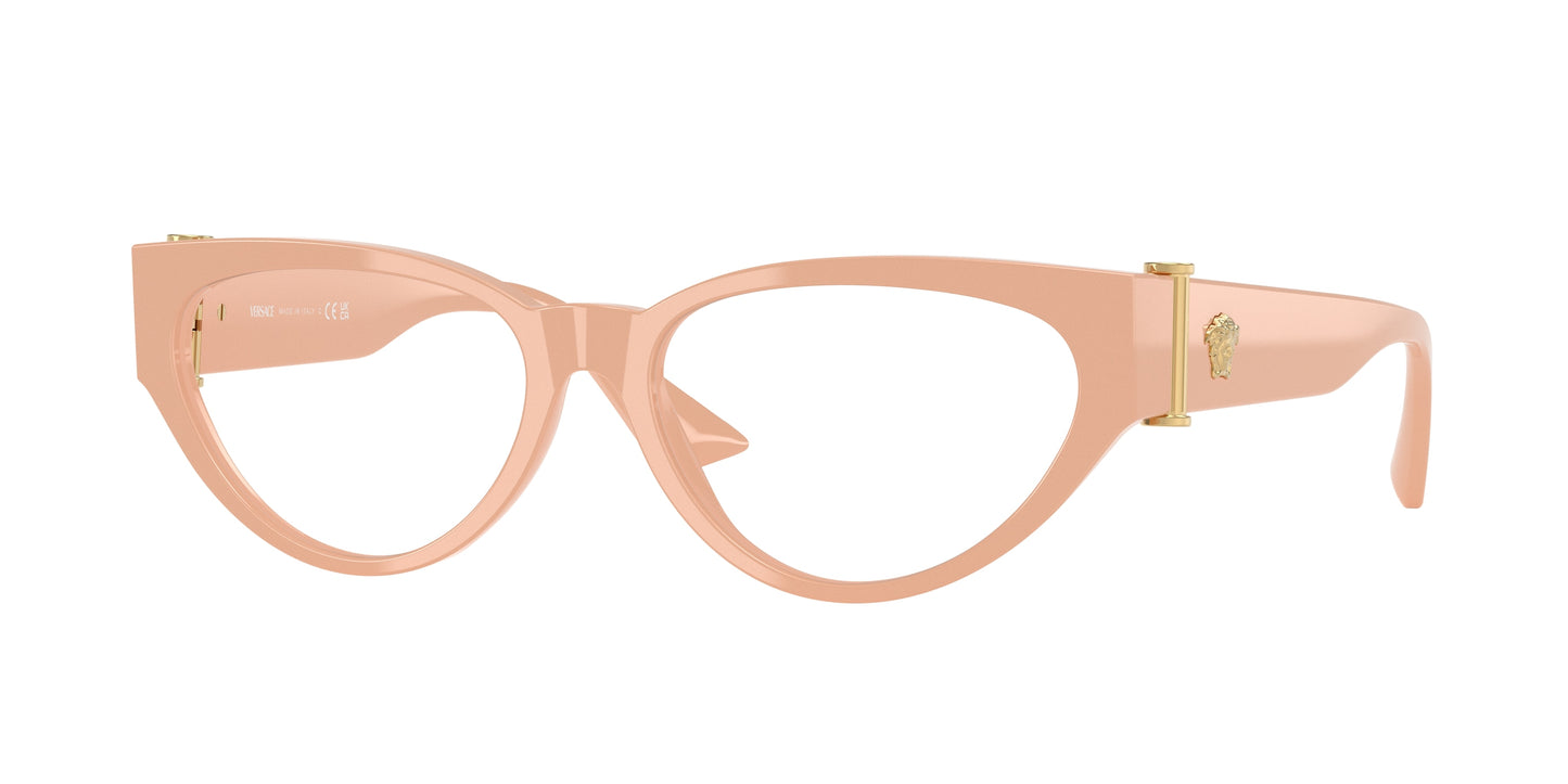 Versace VE3366 Cat Eye Eyeglasses 5494-Nude 55-140-16 - Color Map Pink