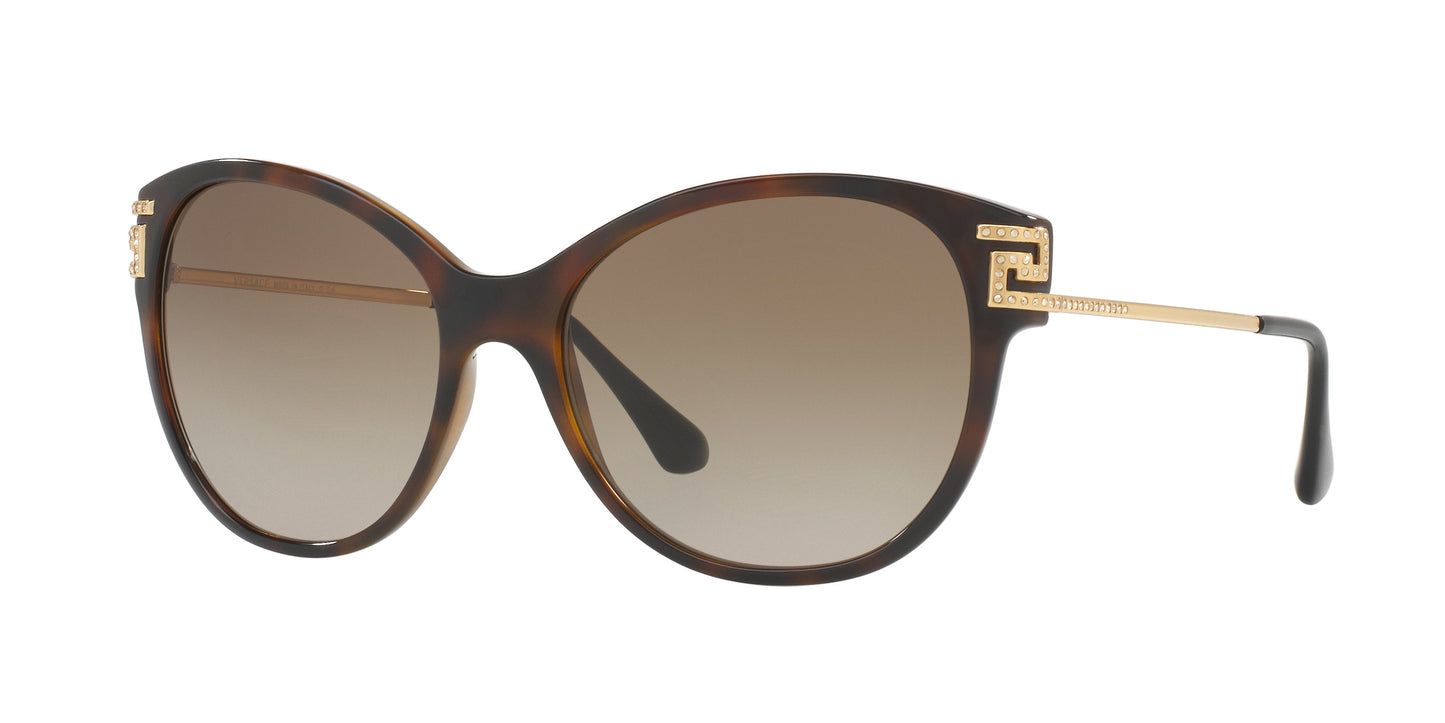 Versace VE4316B Cat Eye Sunglasses 514813-Havana 57-140-17 - Color Map Tortoise