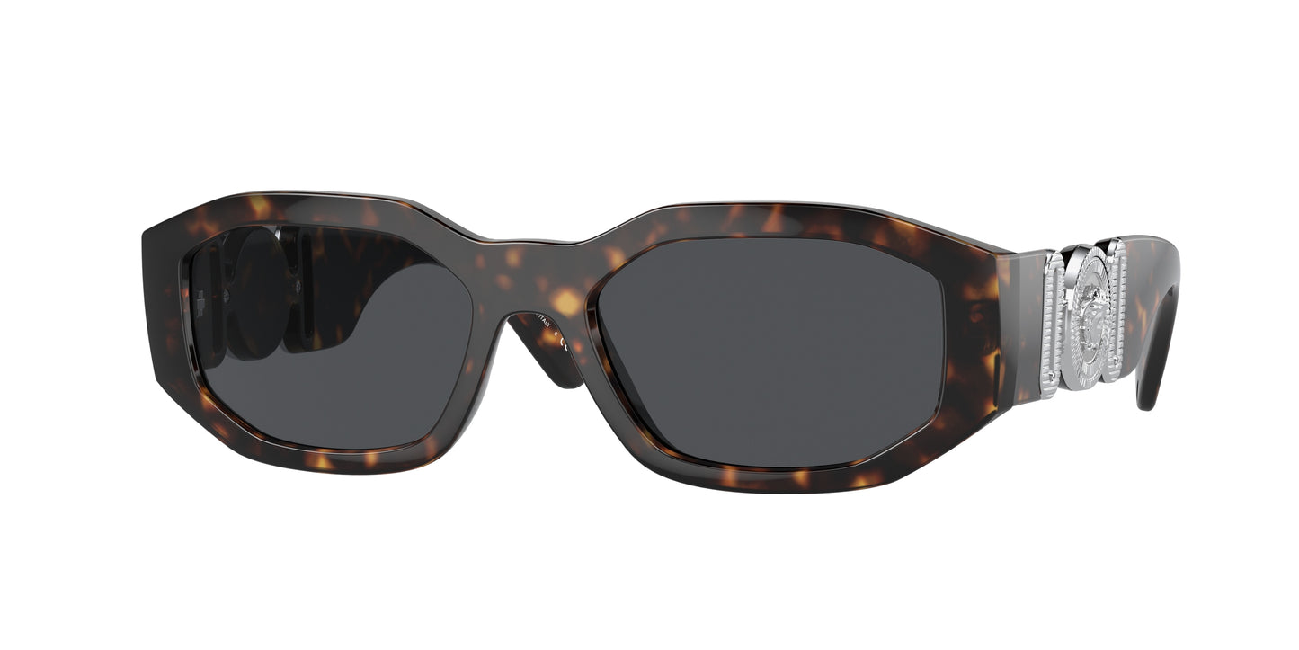 Versace VE4361 Irregular Sunglasses 542387-Havana 53-140-18 - Color Map Tortoise