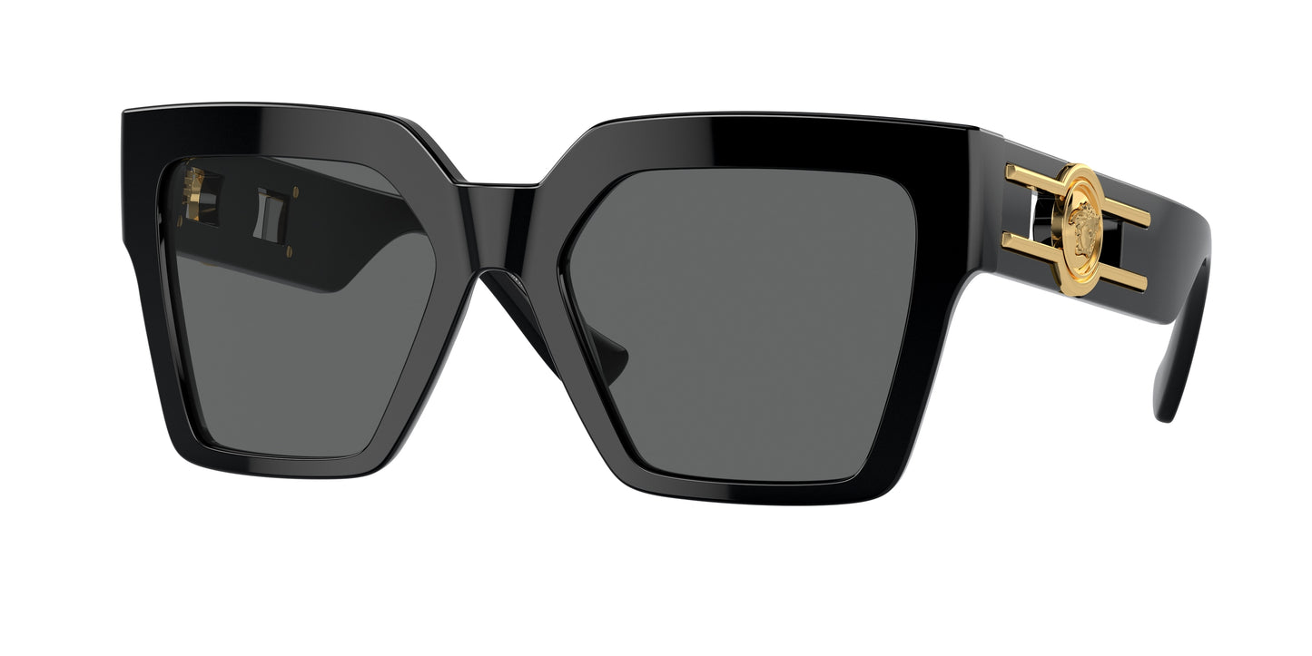 Versace VE4458 Butterfly Sunglasses GB1/87-Black 54-135-19 - Color Map Black