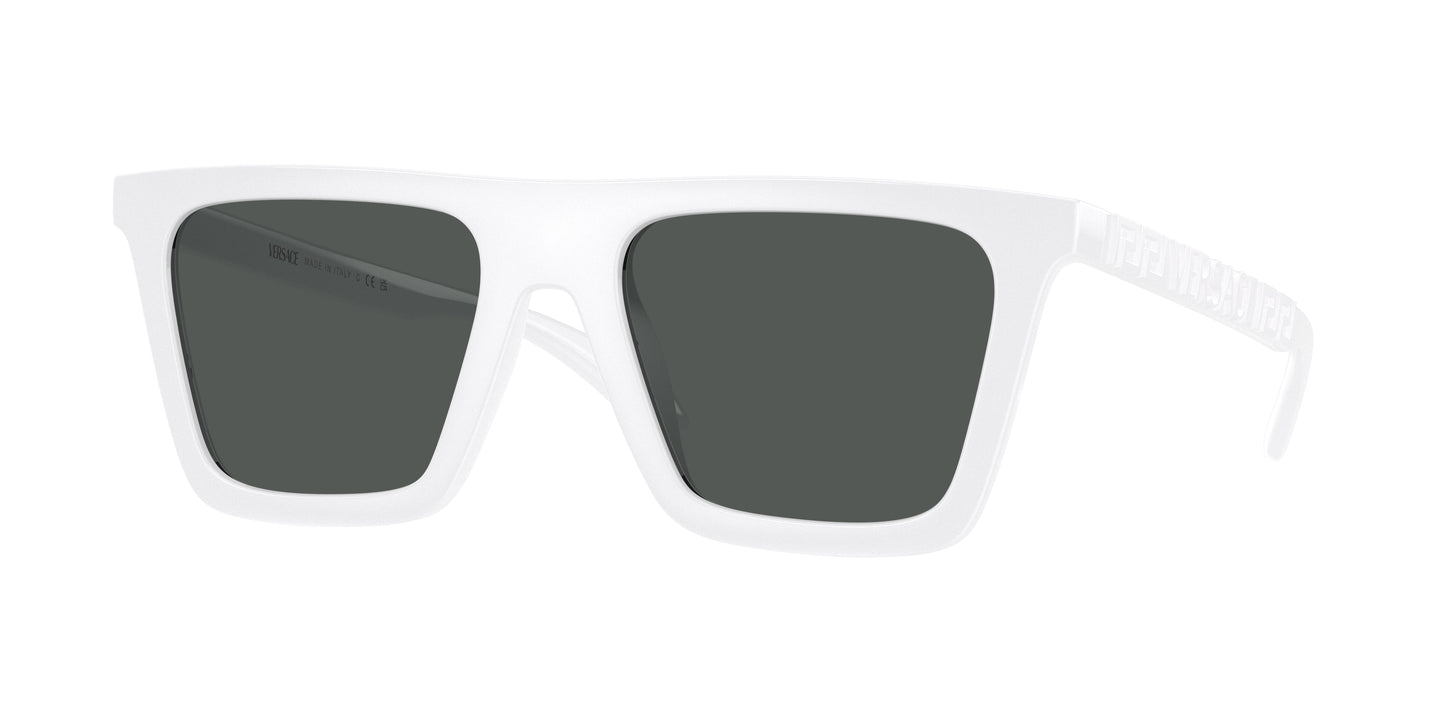 Versace VE4468U Rectangle Sunglasses 314/87-White 53-140-19 - Color Map White