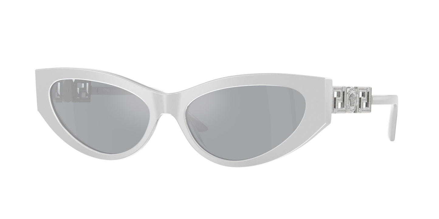 Versace VE4470B Cat Eye Sunglasses 54741U-Pearl Grey 56-140-16 - Color Map Grey