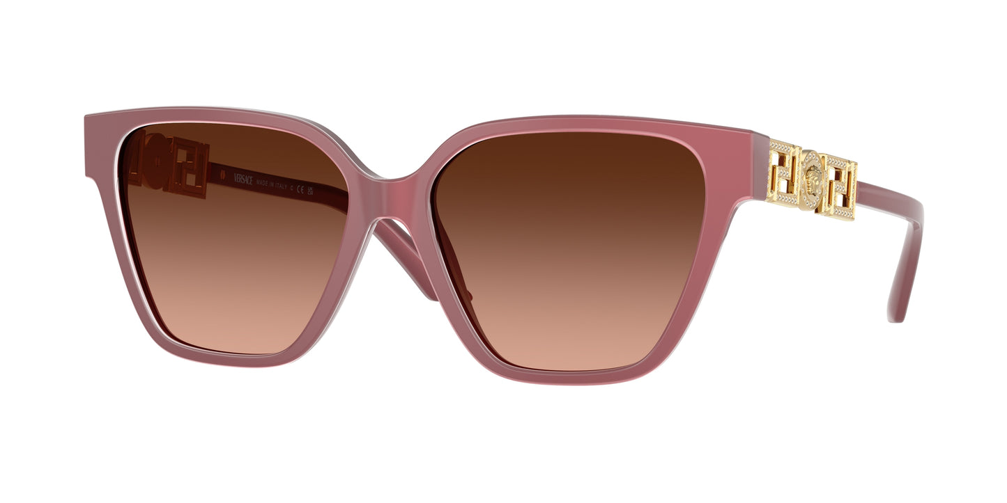 Versace VE4471B Butterfly Sunglasses 54755M-Perla Dark Ruby 56-140-16 - Color Map Red