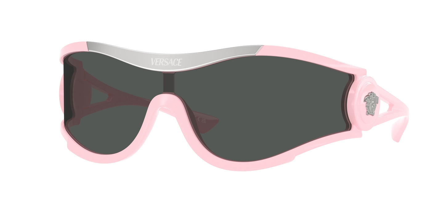 Versace VE4475 Irregular Sunglasses 548587-Pink 42-110-142 - Color Map Pink