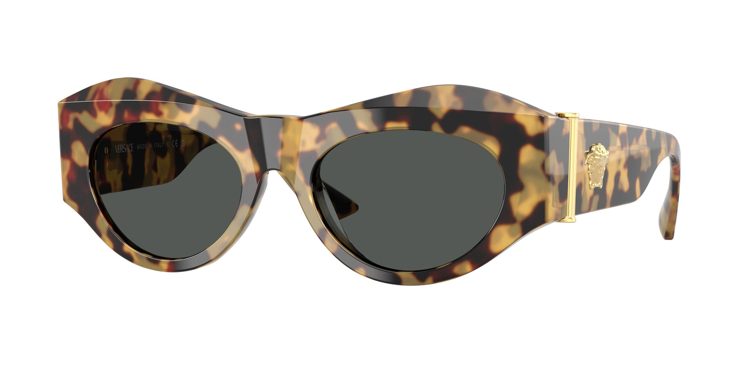 Versace VE4477U Irregular Sunglasses 777/87-Havana 52-135-19 - Color Map Tortoise