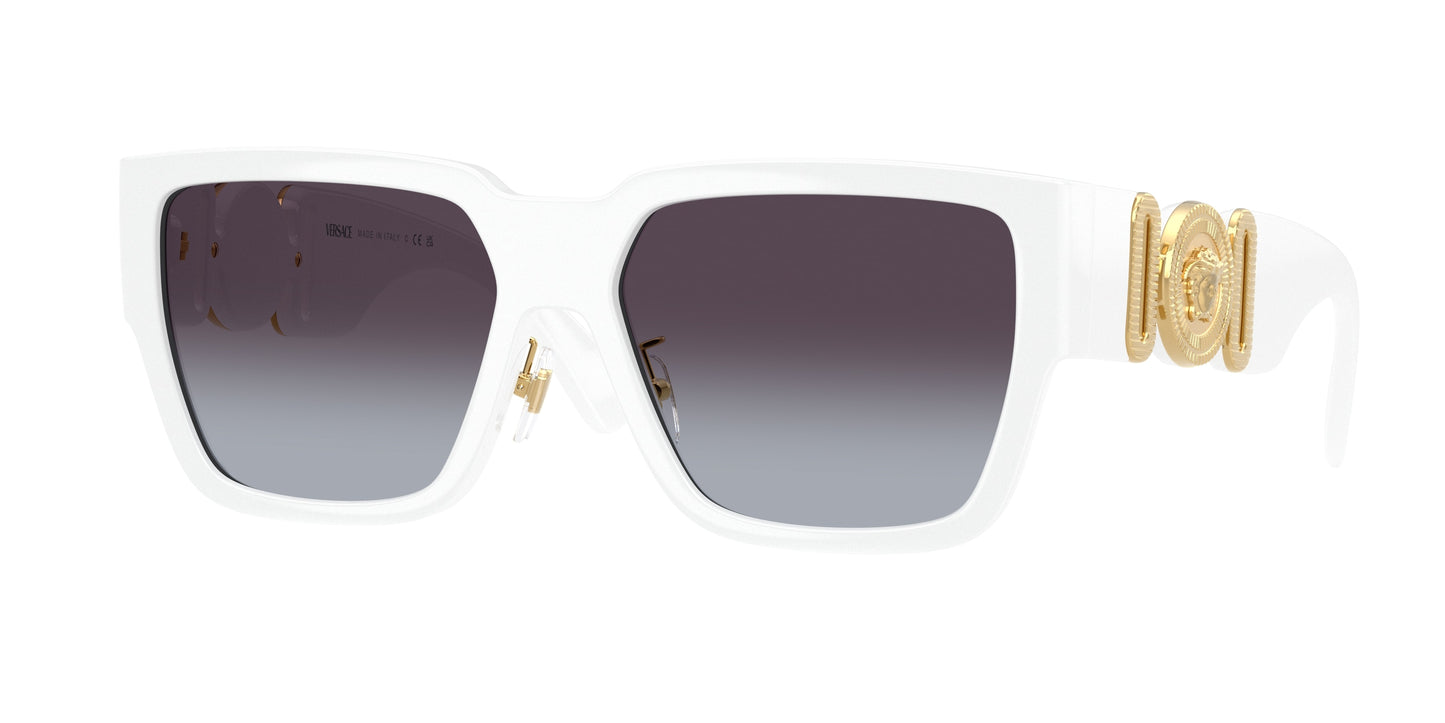 Versace VE4483D Rectangle Sunglasses 314/8G-White 57-140-16 - Color Map White