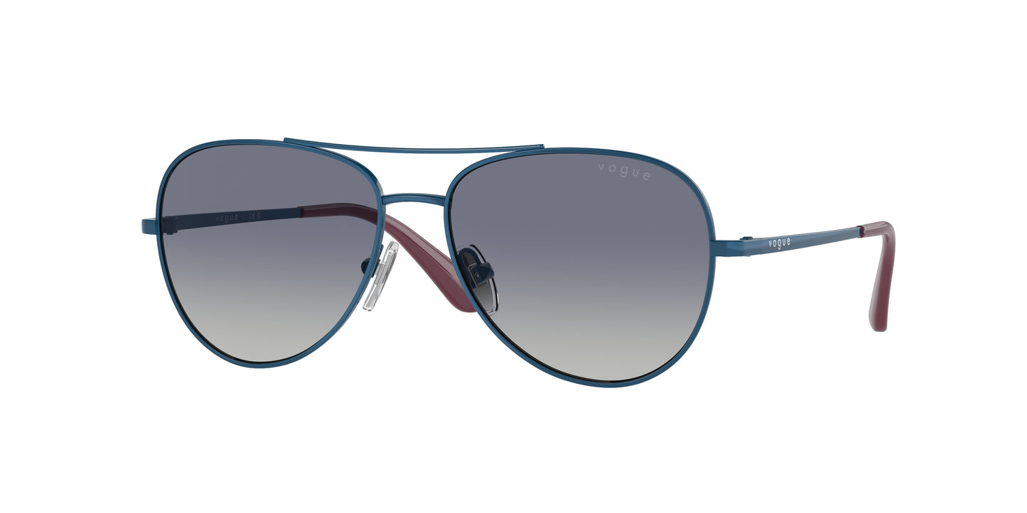 VOGUE JUNIOR SUN VJ1001 Pilot Sunglasses 51084L-Blue 52-120-14 - Color Map Blue