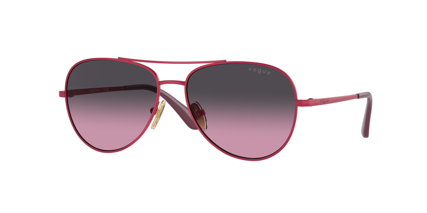 VOGUE JUNIOR SUN VJ1001 Pilot Sunglasses 514590-Fuchsia 52-120-14 - Color Map Pink