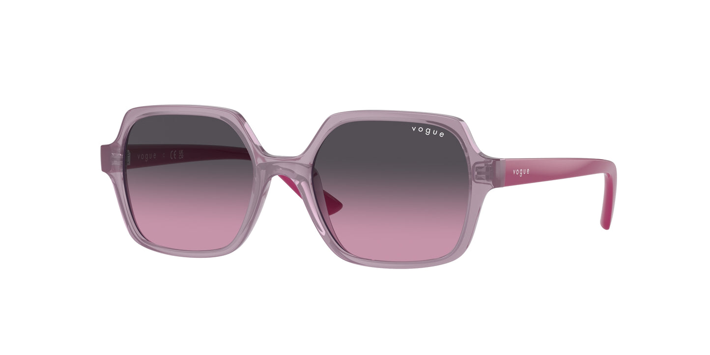 VOGUE JUNIOR SUN VJ2006 Square Sunglasses 278090-Pink Opal 46-125-16 - Color Map Pink