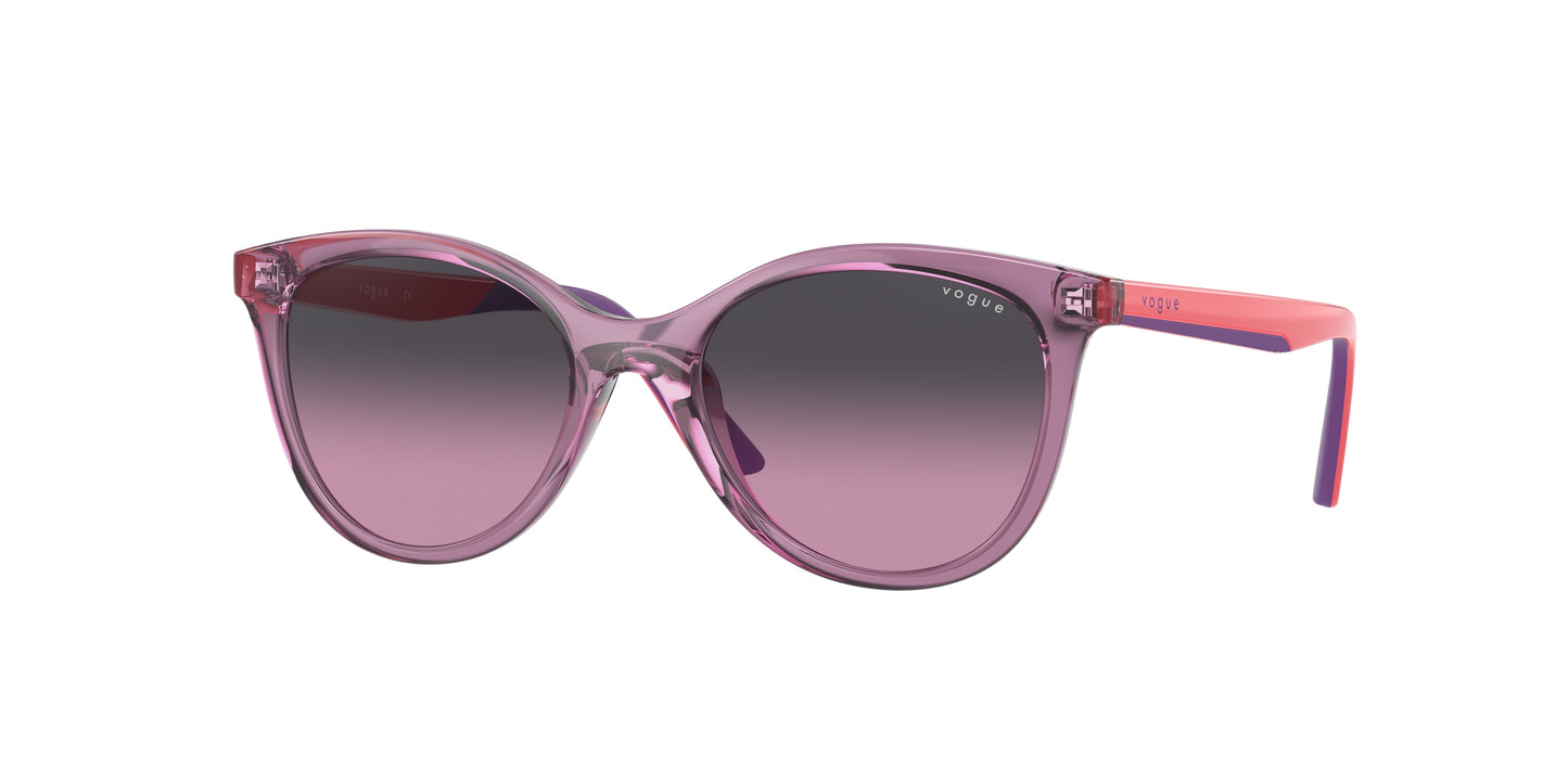 VOGUE JUNIOR SUN VJ2013 Butterfly Sunglasses 276190-Transparent Cherry 46-125-16 - Color Map Violet