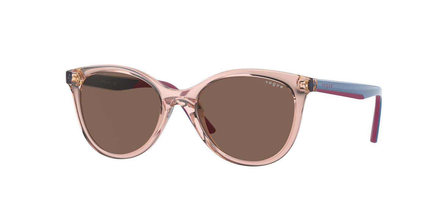 VOGUE JUNIOR SUN VJ2013 Butterfly Sunglasses 286473-Transparent Pink 46-125-16 - Color Map Pink