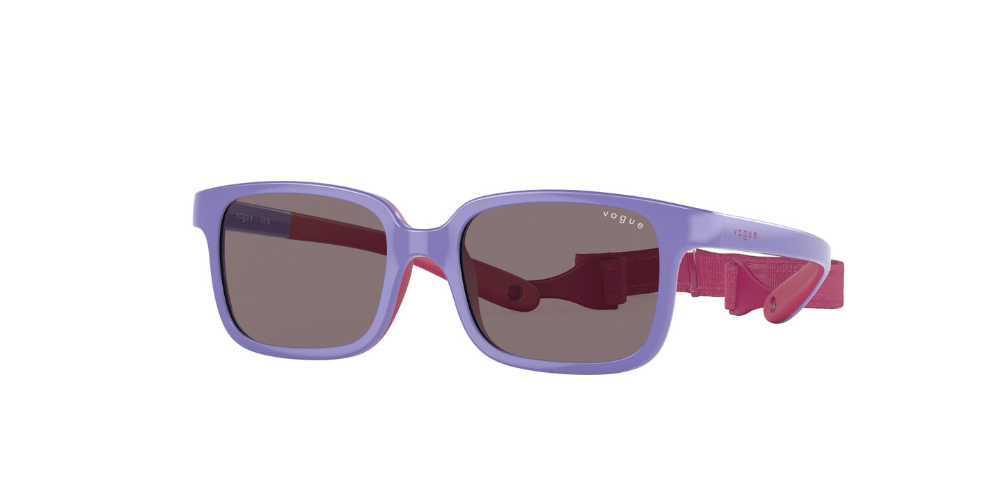 VOGUE JUNIOR SUN VJ2017 Pillow Sunglasses 30257N-Lilac On Fuchsia Rubber 45-120-14 - Color Map Violet