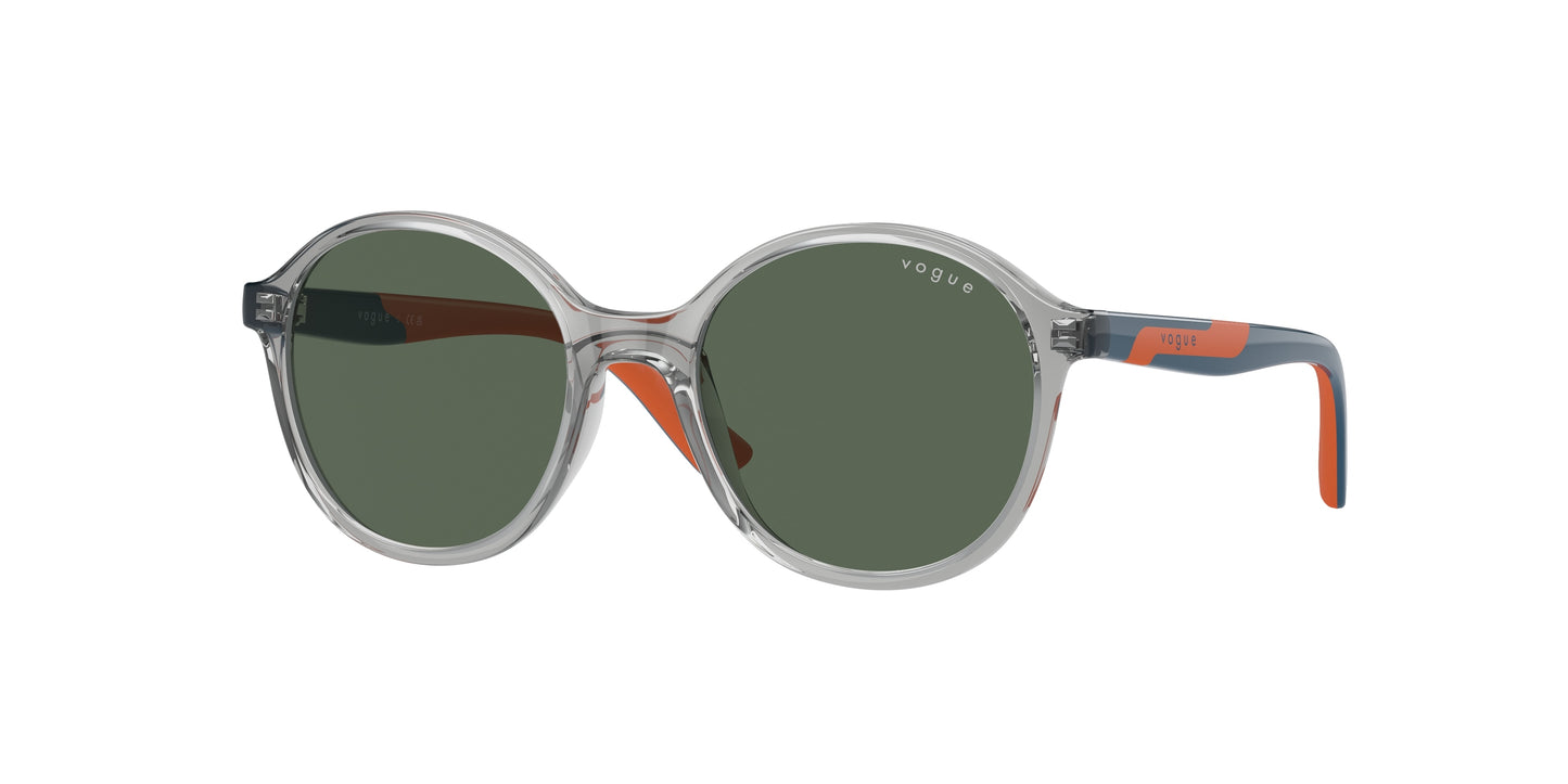 VOGUE JUNIOR SUN VJ2018 Round Sunglasses 228371-Transparent Grey 45-125-16 - Color Map Grey