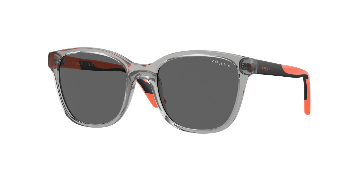 VOGUE JUNIOR SUN VJ2019 Pillow Sunglasses 228387-Transparent Grey 48-125-17 - Color Map Grey