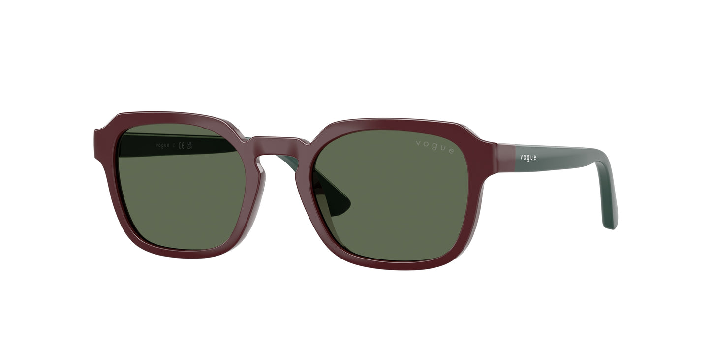 VOGUE JUNIOR SUN VJ2025 Irregular Sunglasses 247371-Full Bordeaux 46-130-18 - Color Map Red