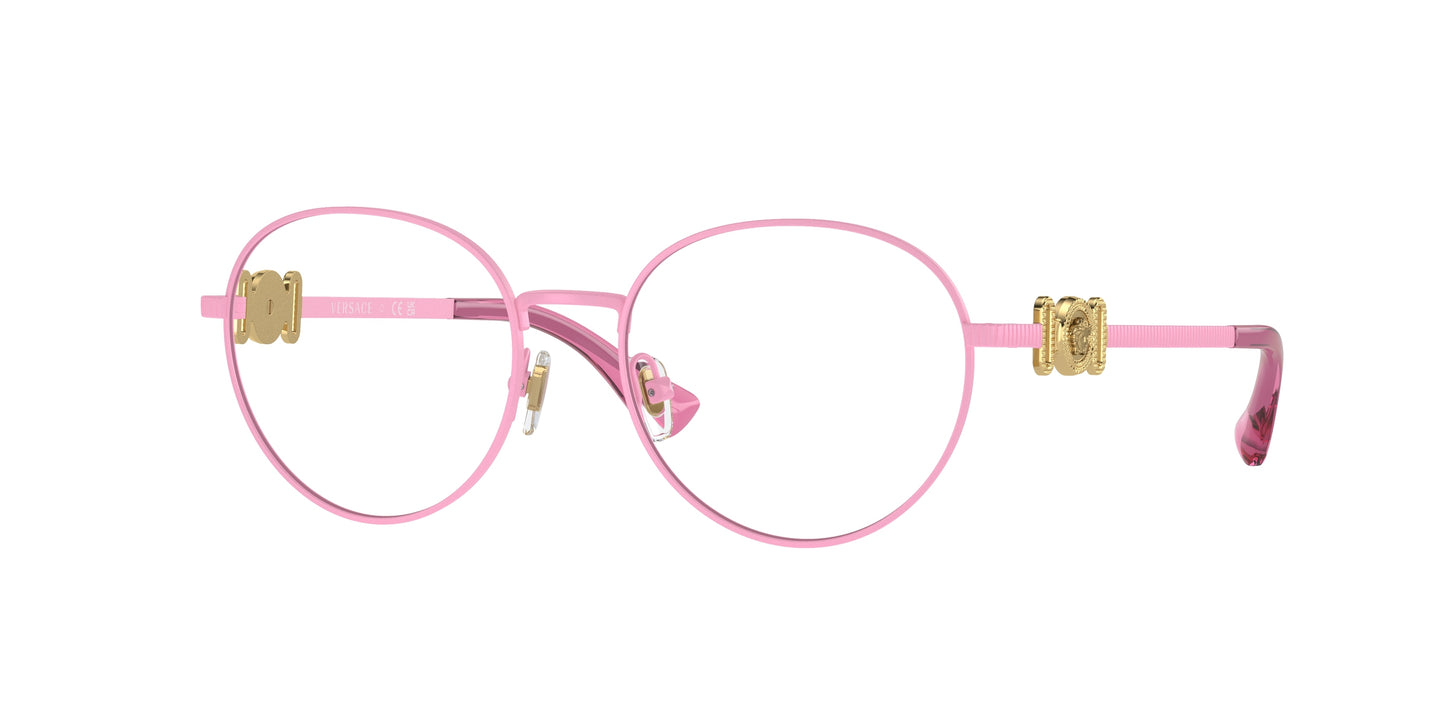 Versace Kids VK1002 Phantos Eyeglasses 1496-Matte Pink 48-130-16 - Color Map Pink