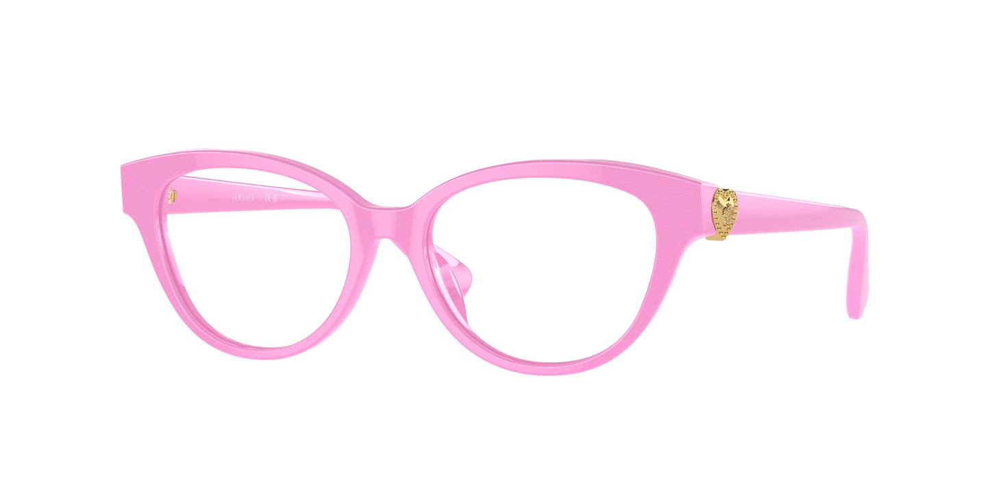 Versace Kids VK3004 Cat Eye Eyeglasses 5399-Baby Pink 48-130-15 - Color Map Pink