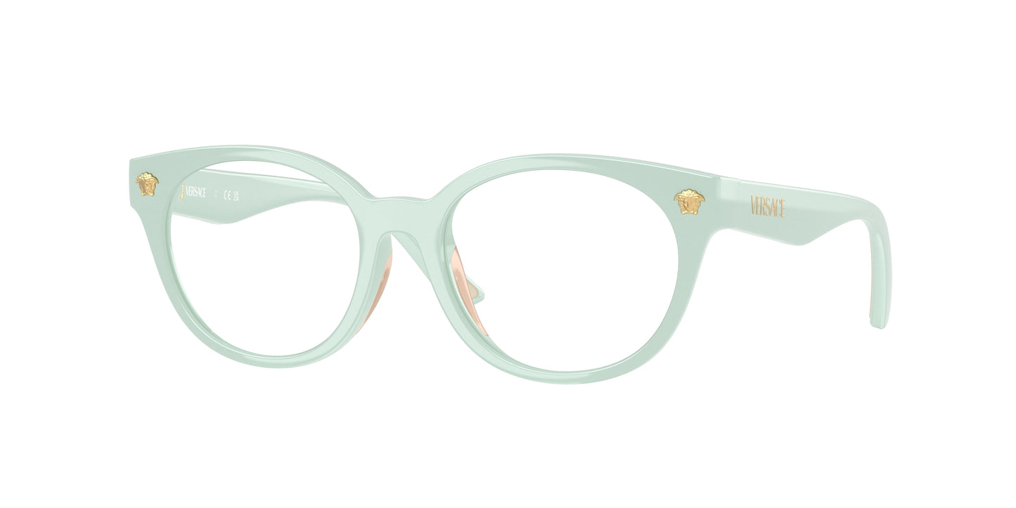 Versace Kids VK3009U Round Eyeglasses 5505-Artic Blue 48-130-16 - Color Map Blue