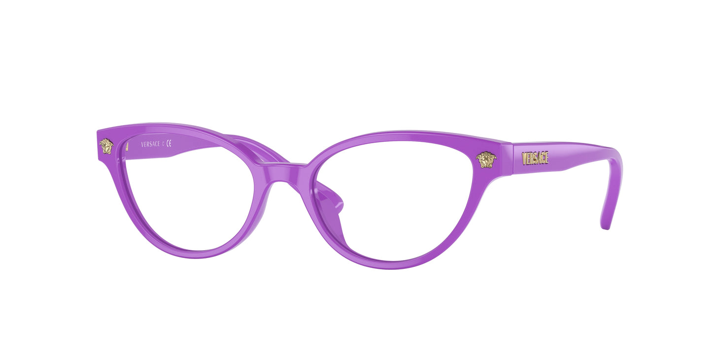 Versace Kids VK3322U Cat Eye Eyeglasses 5377-Violet 47-130-16 - Color Map Violet