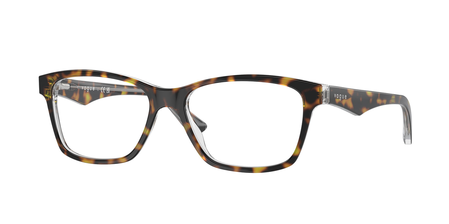 Vogue VO2787 Square Eyeglasses 1916-Havana 53-140-16 - Color Map Tortoise