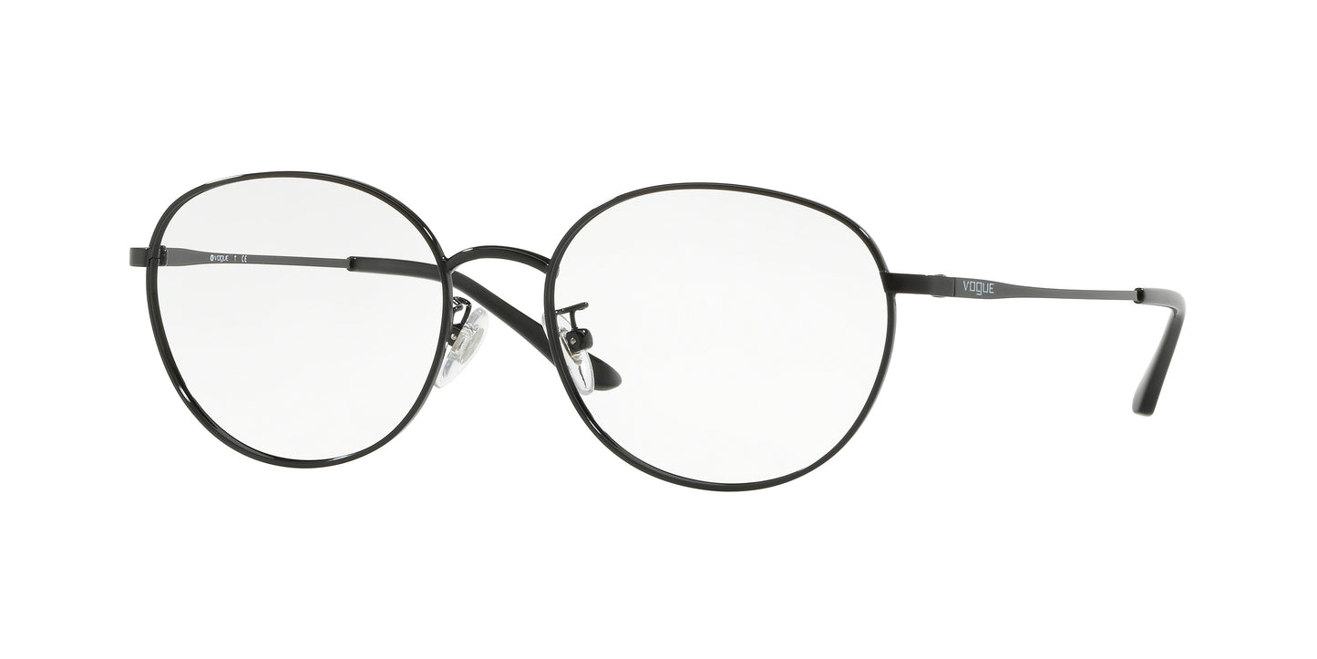 Vogue VO4116D Oval Eyeglasses 352-Black 54-140-17 - Color Map Black