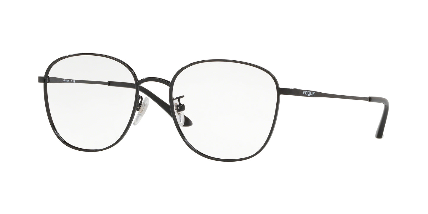 Vogue VO4124D Square Eyeglasses 352-Black 52-140-17 - Color Map Black