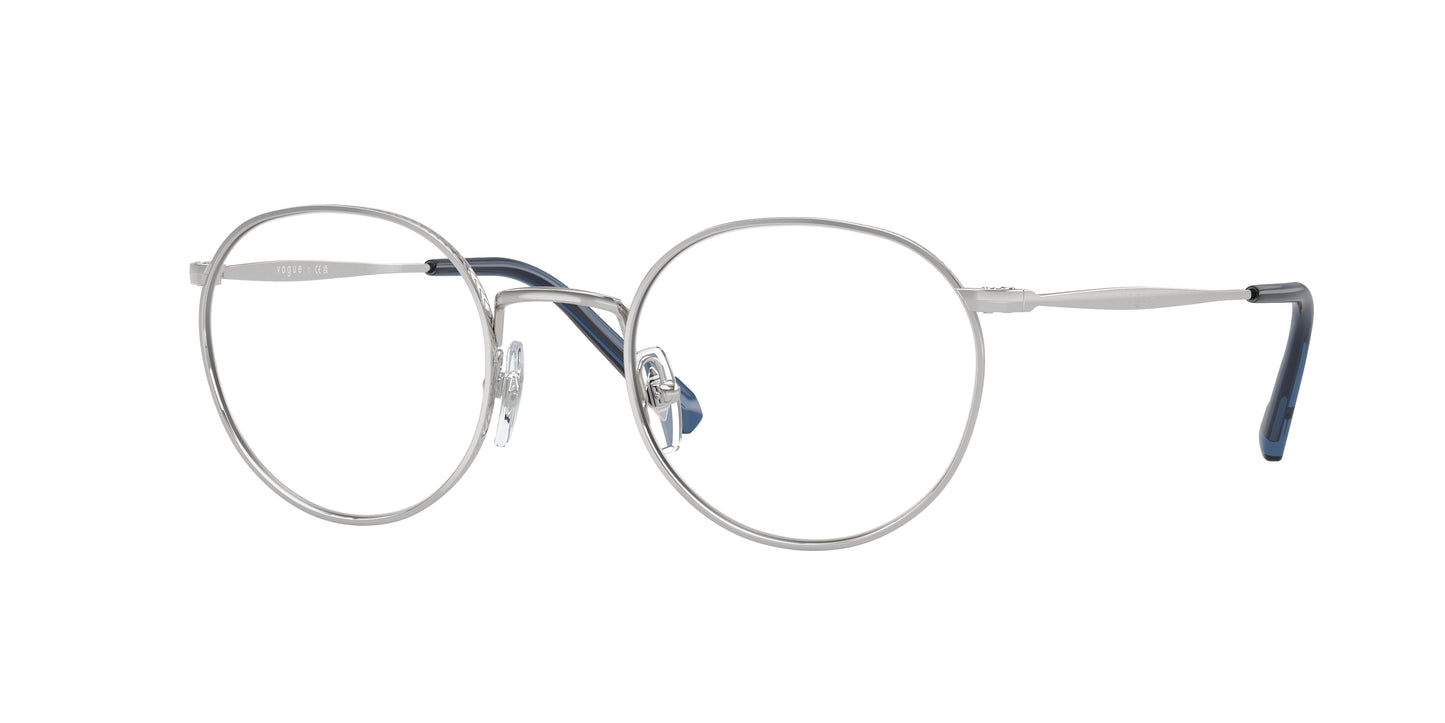Vogue VO4183 Phantos Eyeglasses 323-Silver 48-145-21 - Color Map Silver