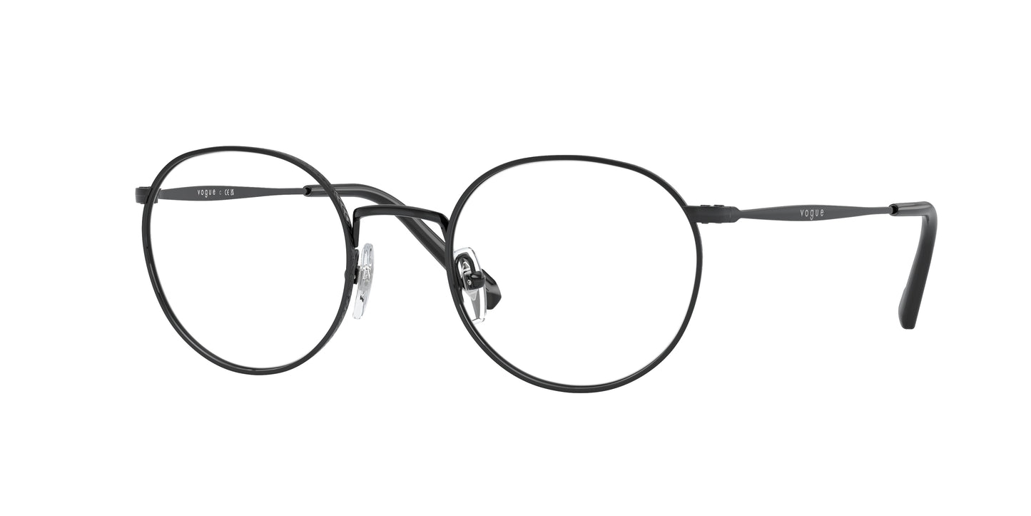 Vogue VO4183 Phantos Eyeglasses 352-Black 51-145-21 - Color Map Black
