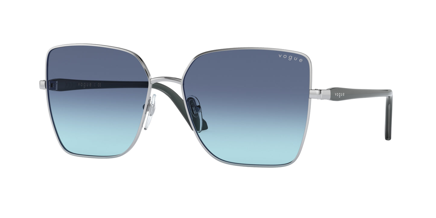 Vogue VO4199S Butterfly Sunglasses 323/4S-Silver 58-140-16 - Color Map Silver