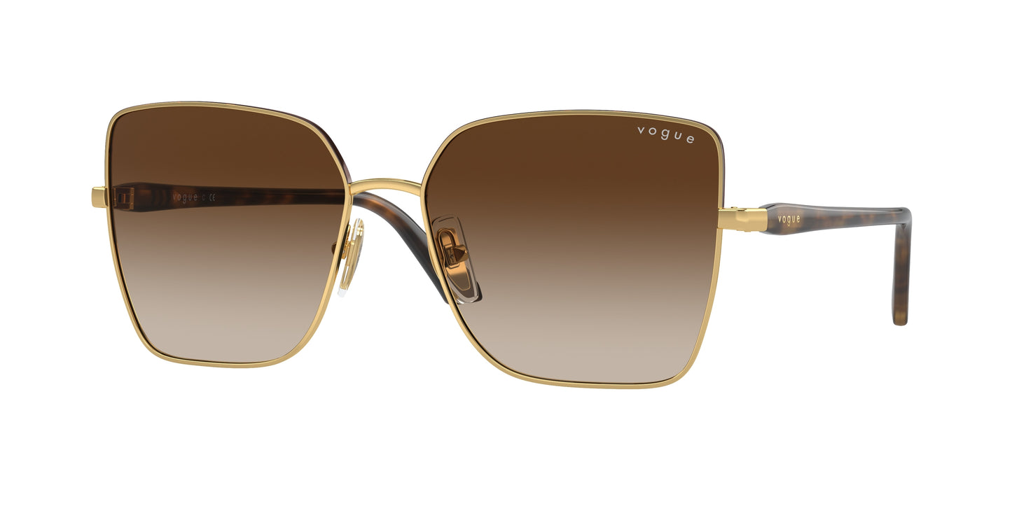 Vogue VO4199S Butterfly Sunglasses 507813-Top Havana/Gold 58-140-16 - Color Map Brown