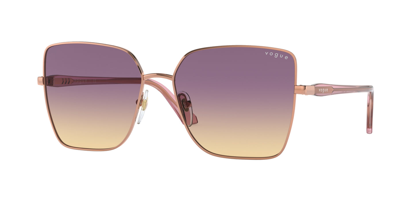 Vogue VO4199S Butterfly Sunglasses 515270-Rose Gold 58-140-16 - Color Map Gold