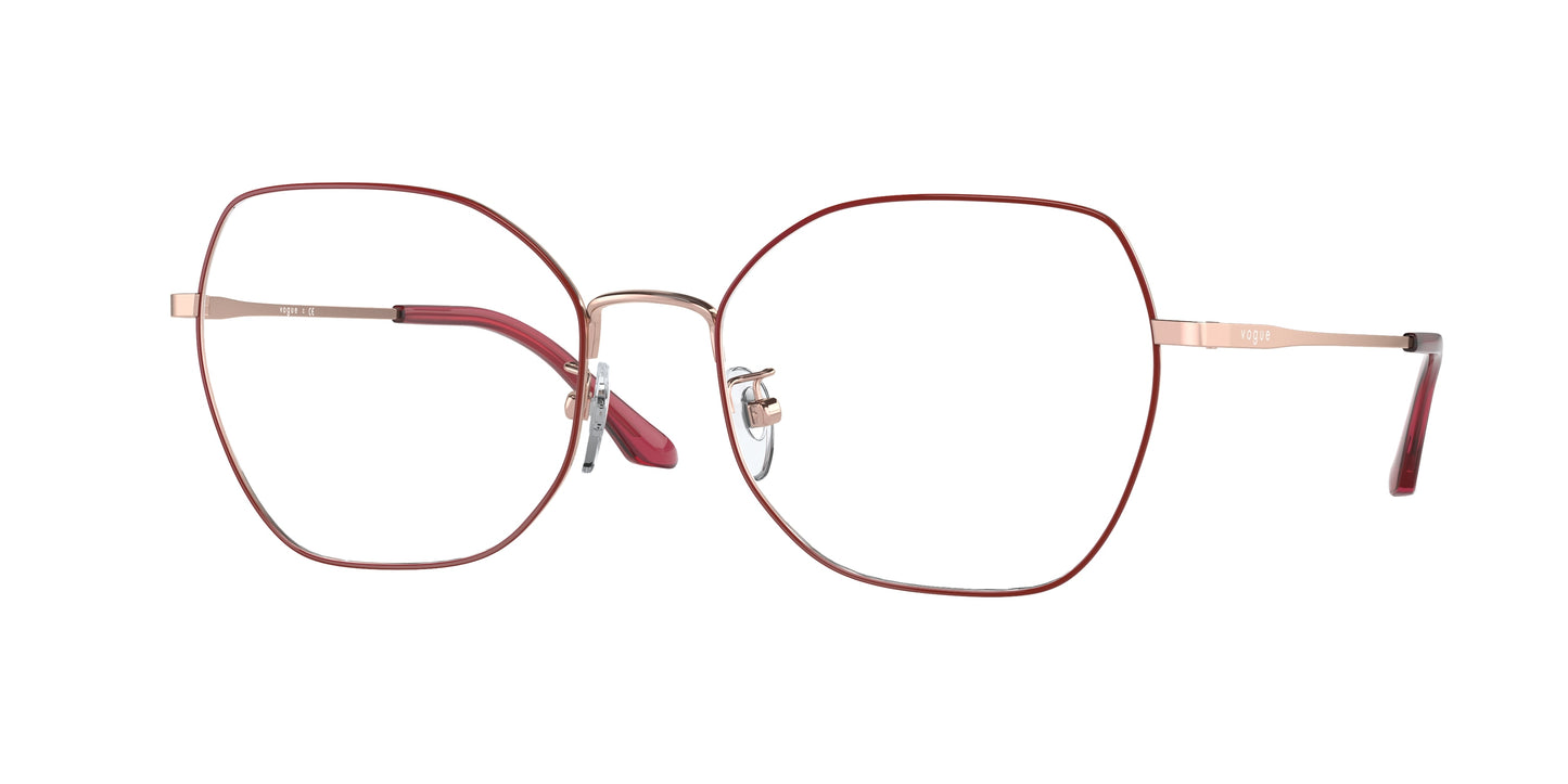 Vogue VO4201D Butterfly Eyeglasses 5075-Top Fuxia/Rose Gold 55-140-18 - Color Map Violet