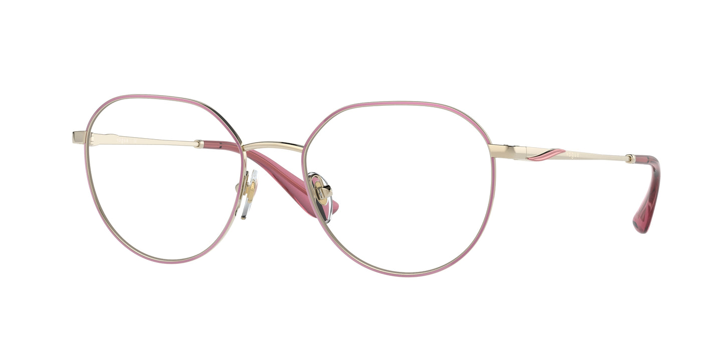 Vogue VO4209 Irregular Eyeglasses 5141-Top Purple/Pale Gold 52-140-18 - Color Map Violet
