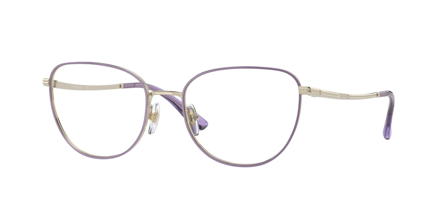 Vogue VO4229 Butterfly Eyeglasses 5141-Top Violet/Pale Gold 51-140-18 - Color Map Violet