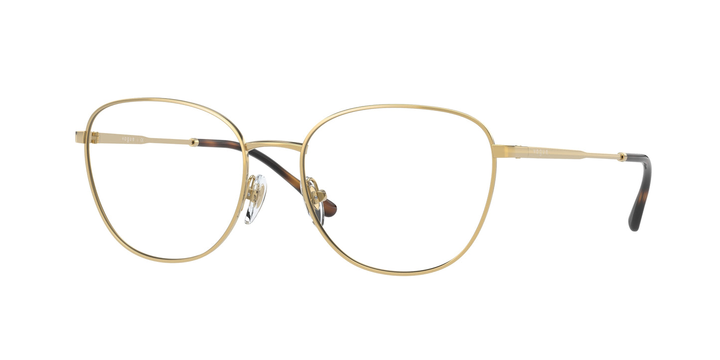 Vogue VO4231 Butterfly Eyeglasses 280-Gold 51-135-17 - Color Map Gold