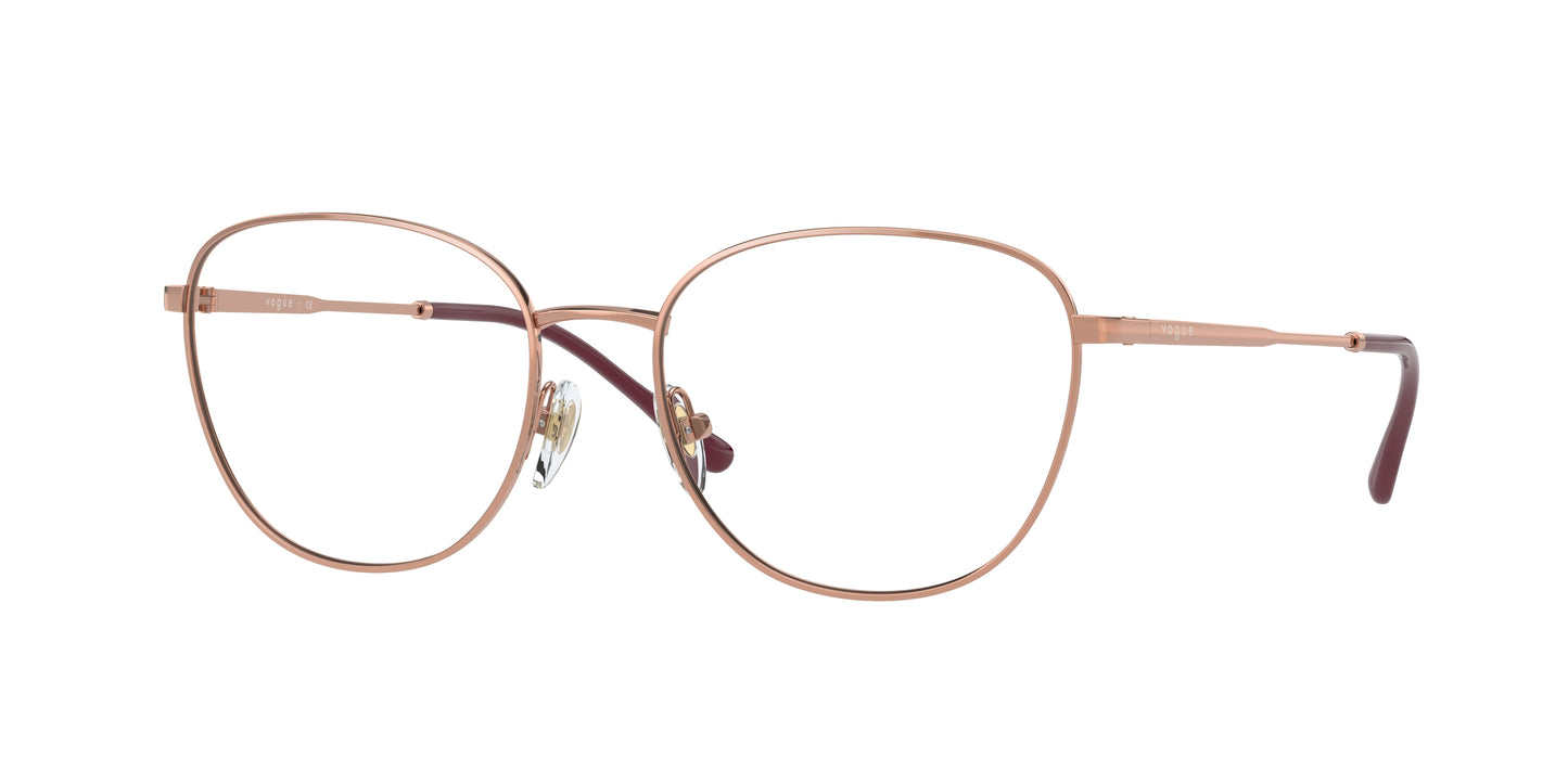 Vogue VO4231 Butterfly Eyeglasses 5152-Rose Gold 53-135-17 - Color Map Gold