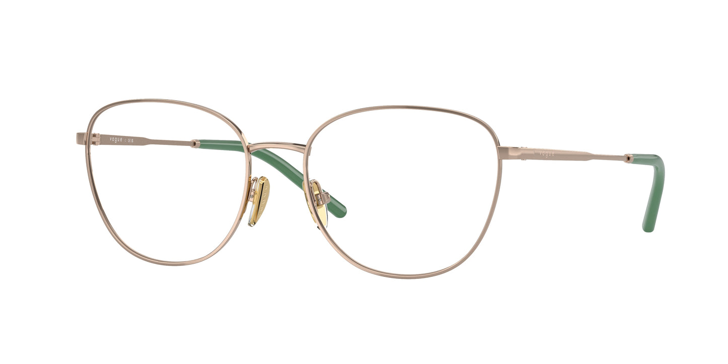 Vogue VO4231 Butterfly Eyeglasses 5186-Light Brown 53-135-17 - Color Map Brown