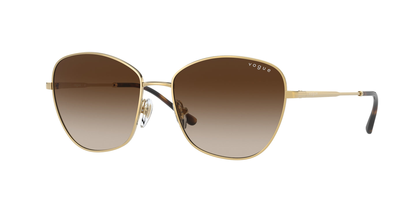 Vogue VO4232S Butterfly Sunglasses 280/13-Gold 53-135-16 - Color Map Gold