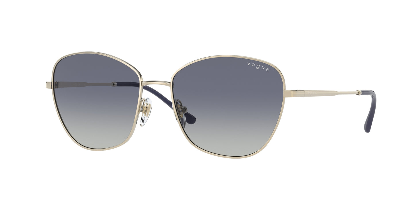 Vogue VO4232S Butterfly Sunglasses 848/4L-Pale Gold 53-135-16 - Color Map Gold