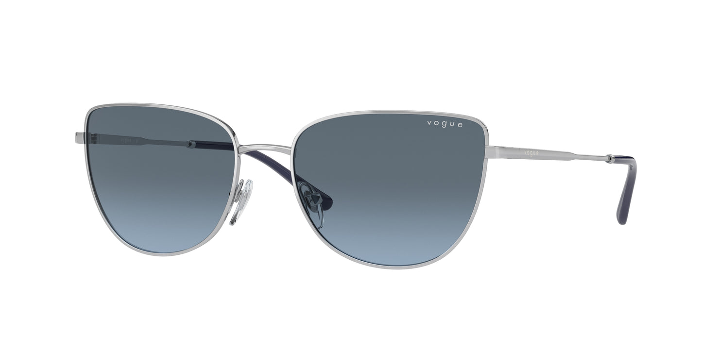 Vogue VO4233S Butterfly Sunglasses 323/V1-Silver 54-135-17 - Color Map Silver