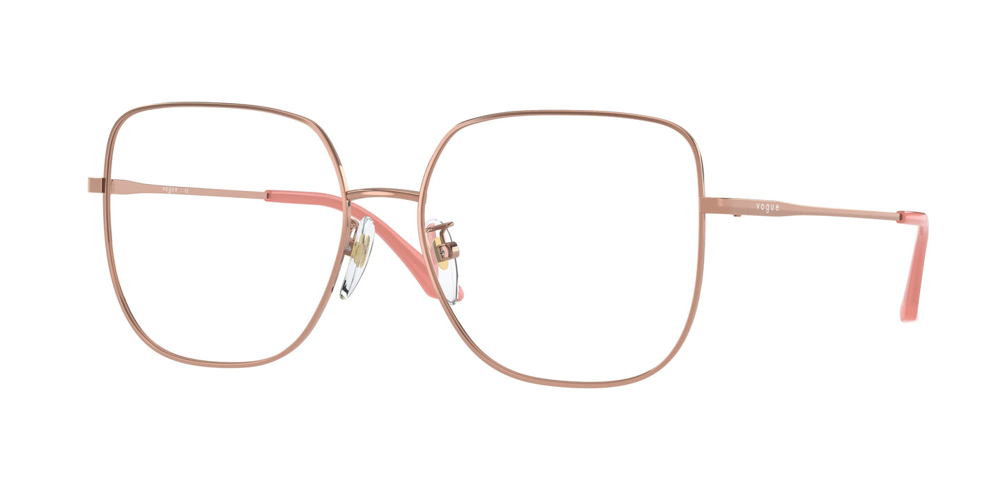 Vogue VO4238D Irregular Eyeglasses 5152-Rose Gold 56-145-16 - Color Map Gold